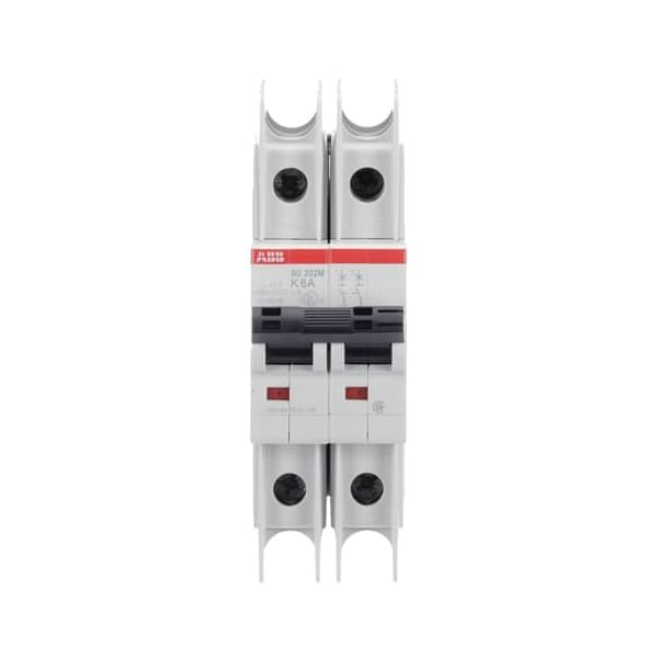 Miniature Circuit Breaker, SU202 Series, 6A, 2 Pole, 400/440V AC, 10kA, K Curve
